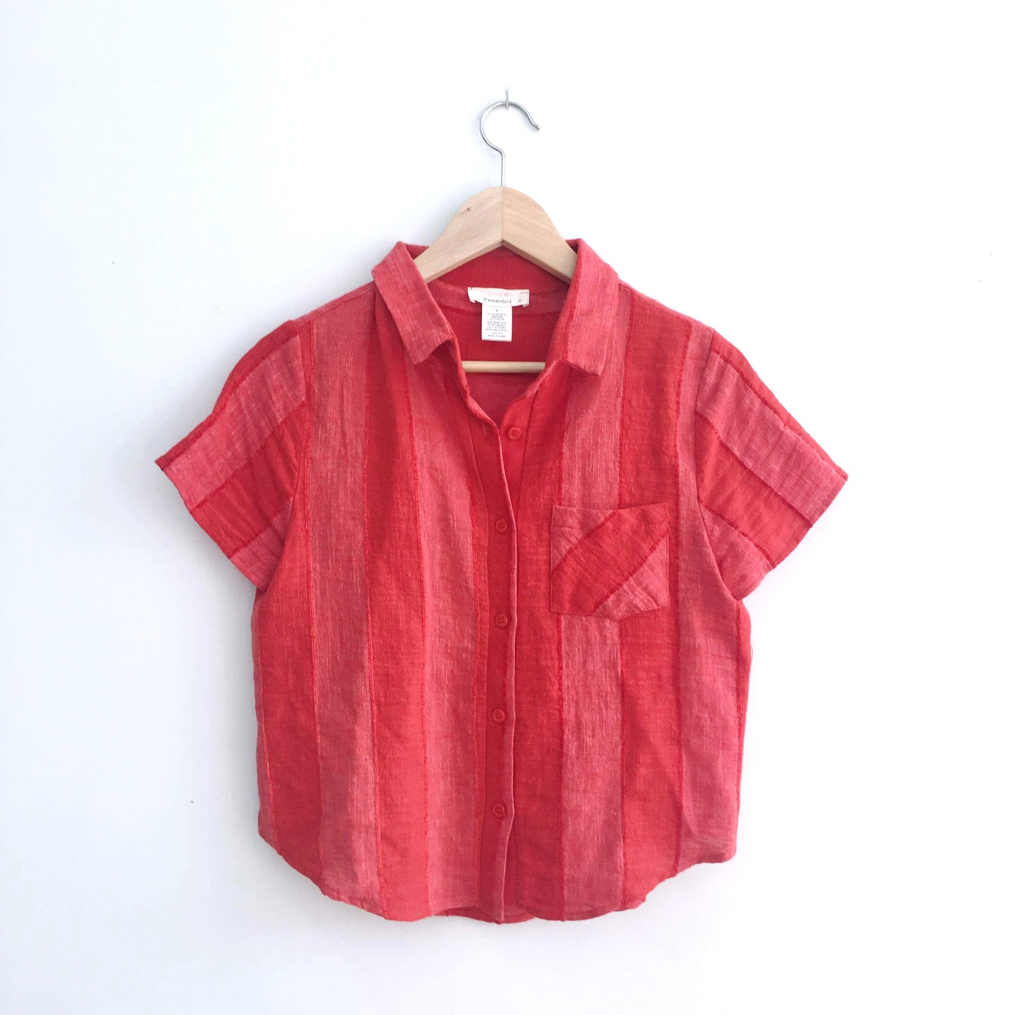Urban Romantics Linen Shirt - size Small