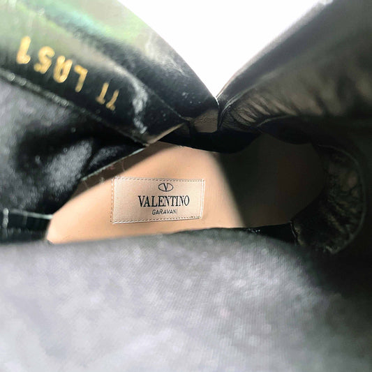 valentino stretch suede sock bootie - size 37