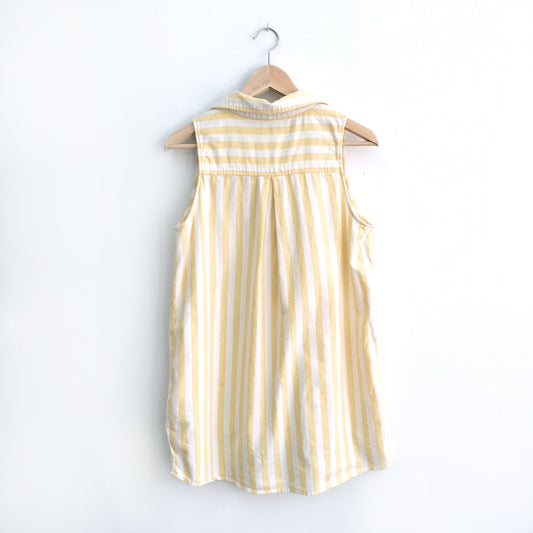 Velvet Heart Striped tie-up Shirt - size Small