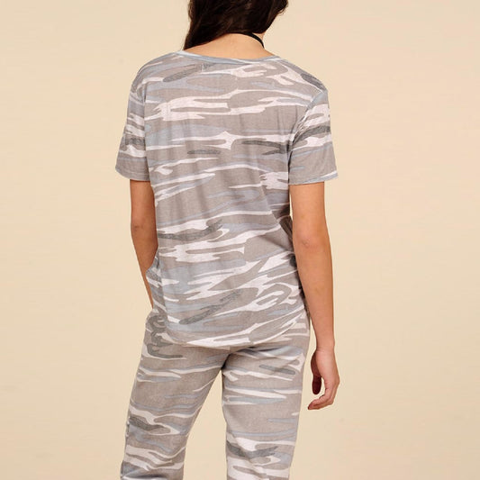 Vintage Havana Camo Pocket Tee - size Small