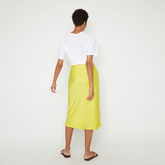 nwt warehouse crepe satin midi skirt - size 10