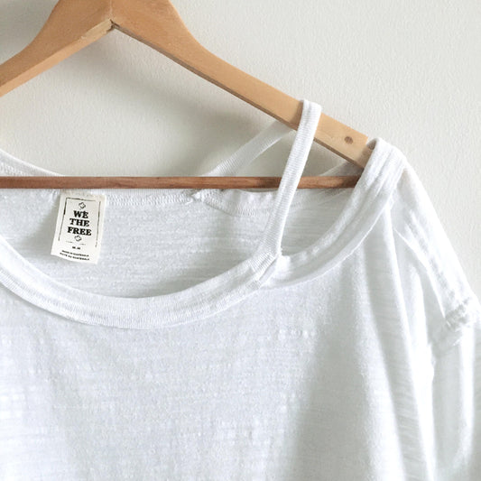 We the Free Alex cut-out tee - size Medium