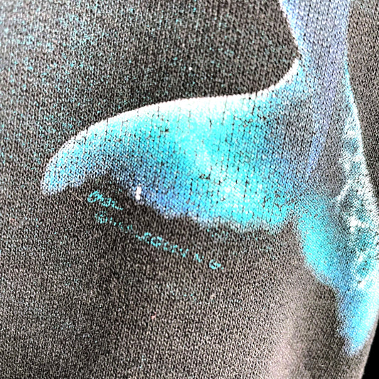 vintage harlequin NG teena houcke whale sweatshirt - size large