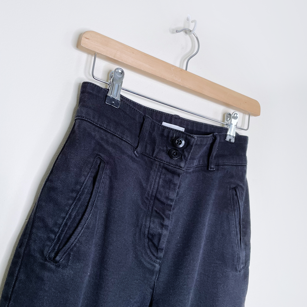 wilfred free black modern cargo pant - size 2