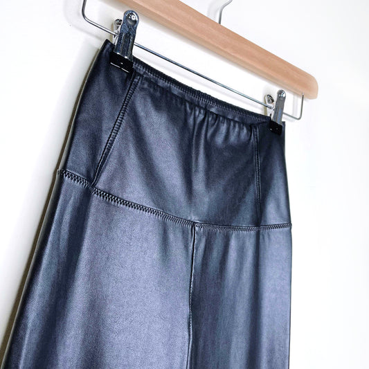 wilfred free black daria vegan leggings - size xs