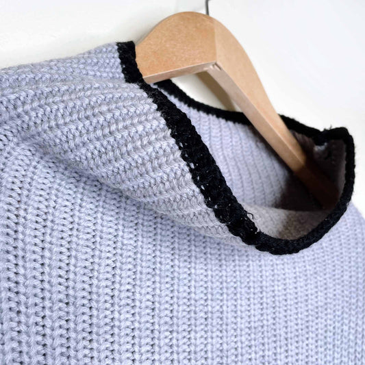 wilfred montpellier wool oversized knit pocket sweater - size 2