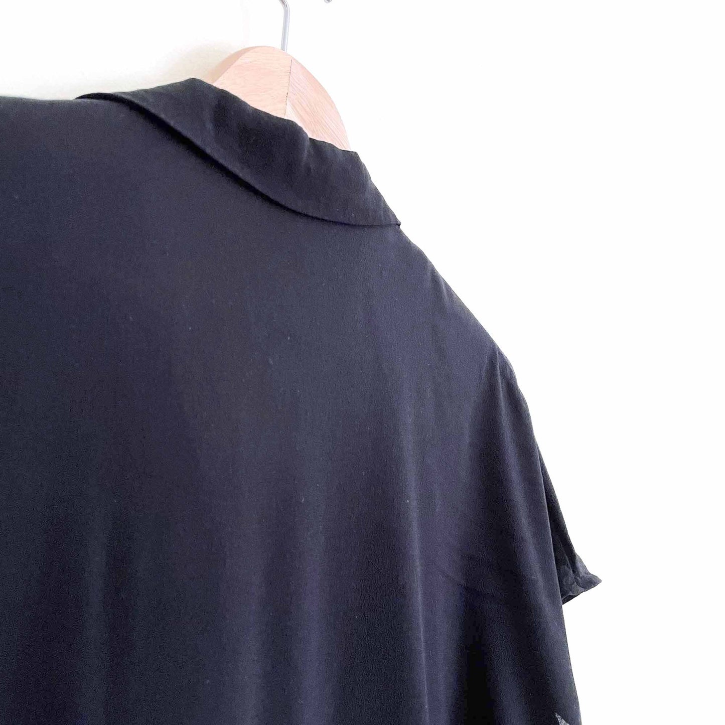 wilfred free tie-front cropped button down - size small