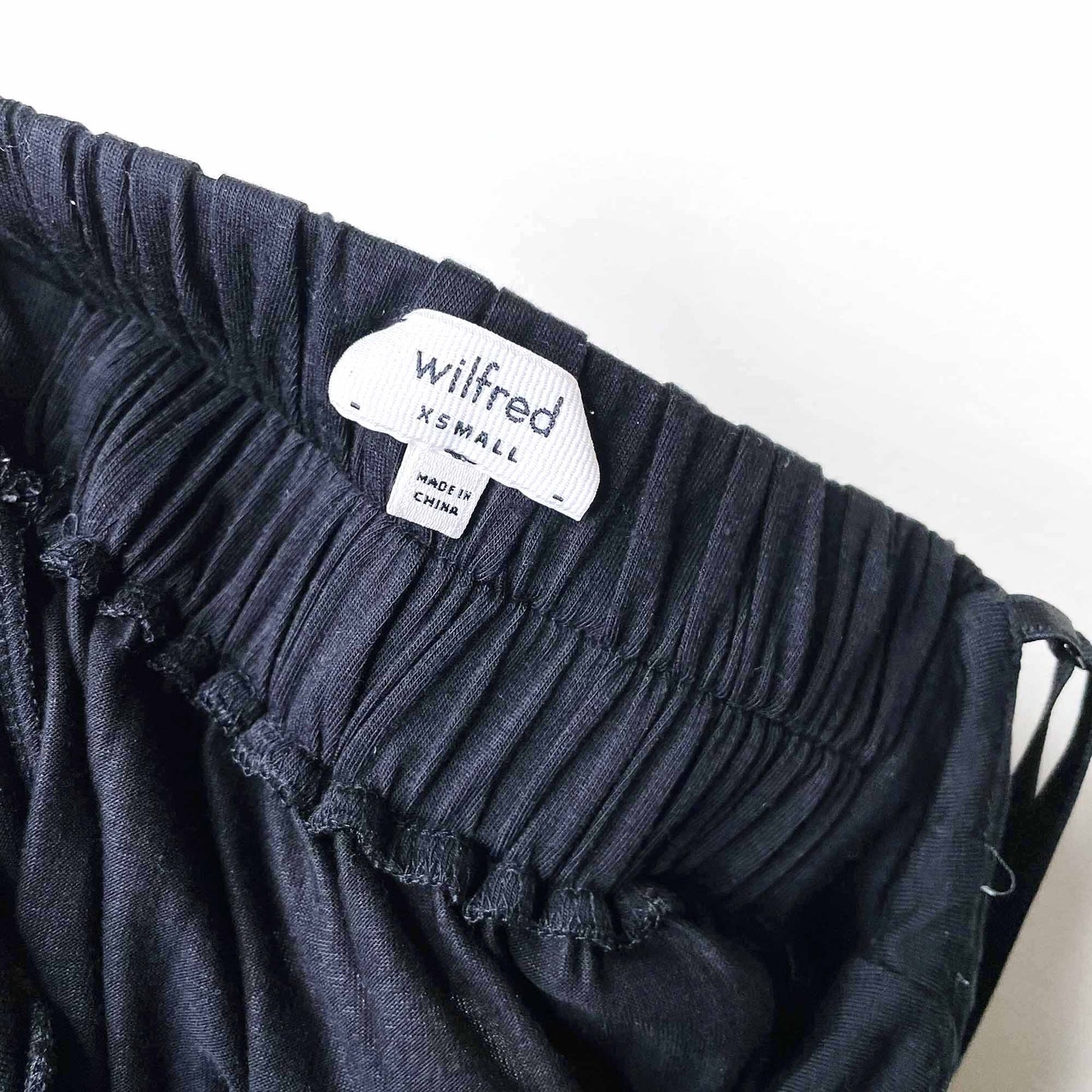 wilfred tank romper with silk waistline - size xs