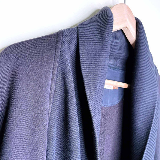 wilfred black diderot cocoon cardigan - size small