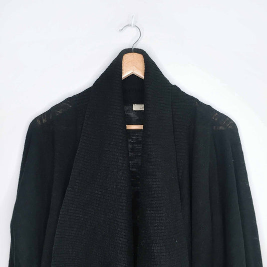 Wilfred oversized waterfall linen cardigan - size Medium