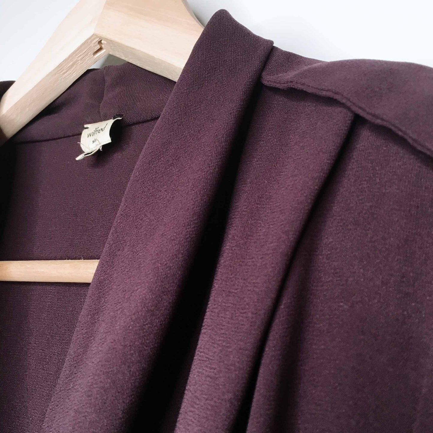 Wilfred Franca long sleeve wrap dress - size 6