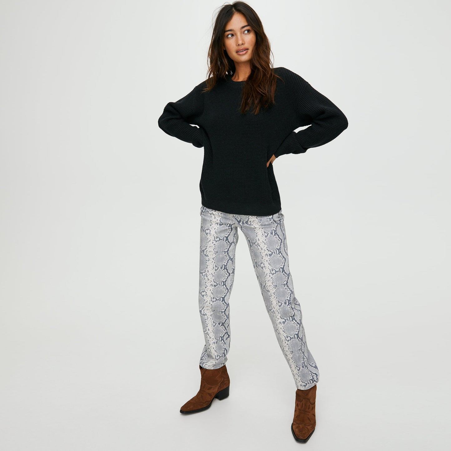 Wilfred Free Isabelli Waffle Sweater - size xxs