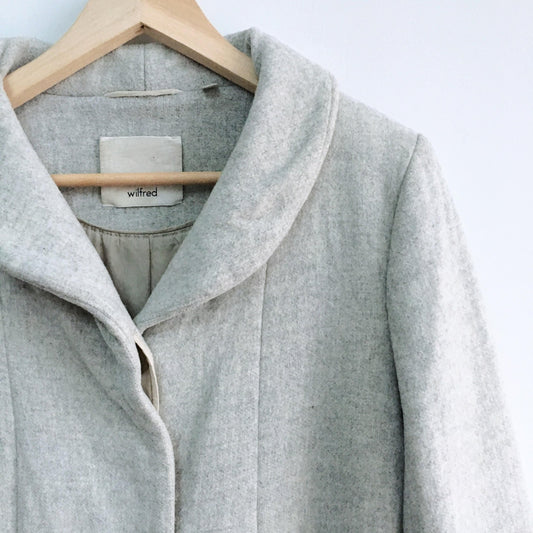 Wilfred Cocoon Wool Coat - size Small