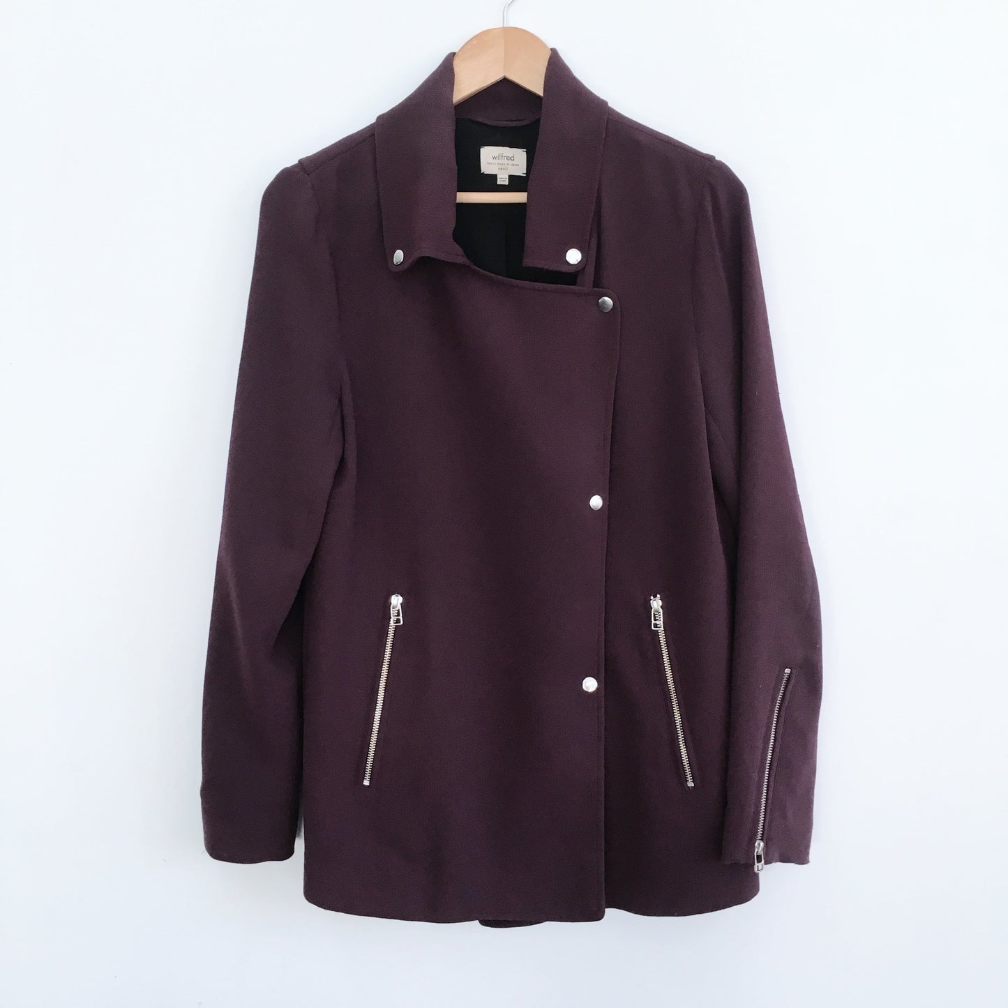 Wilfred Aritzia Mayet Crepe Jacket - size Small
