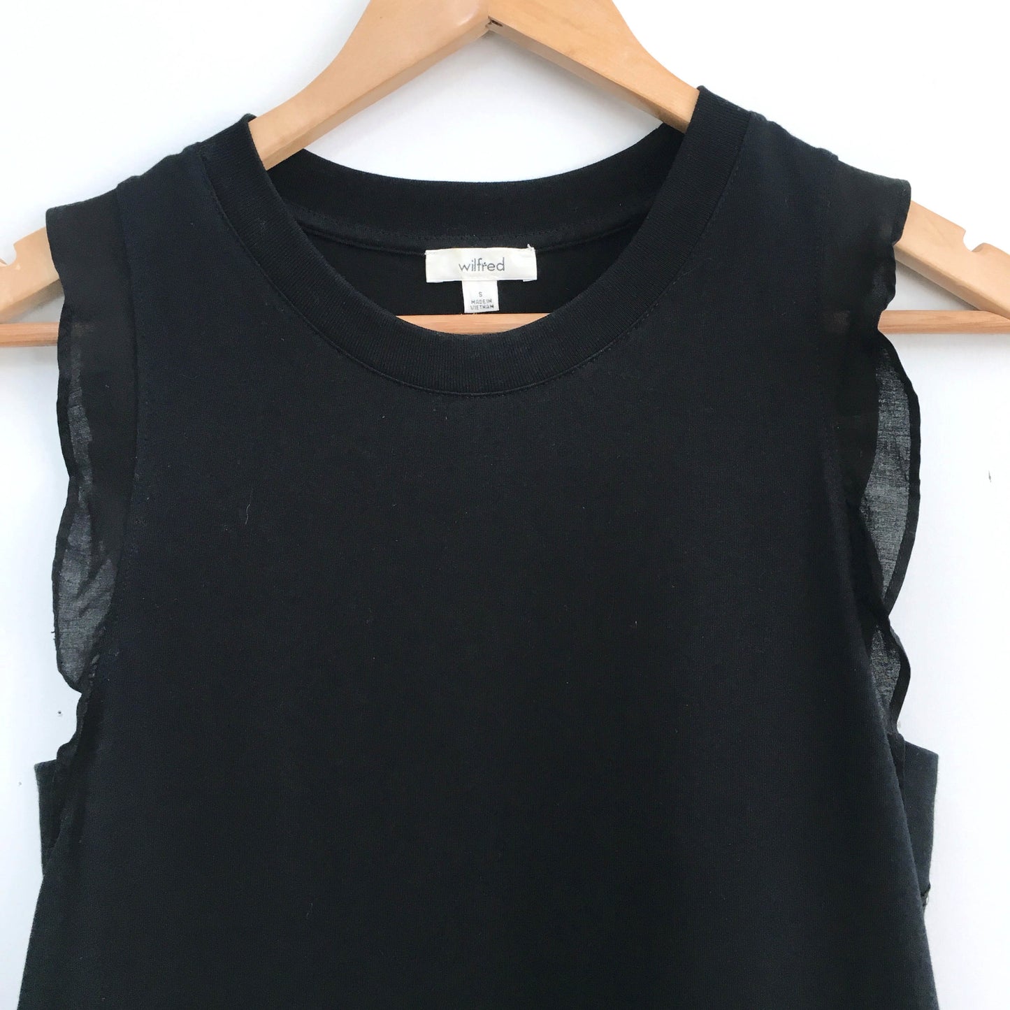Wilfred Ruffle Sleeve Tee - size Small