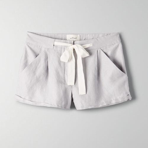 wilfred allegra linen silk shorts - size 0
