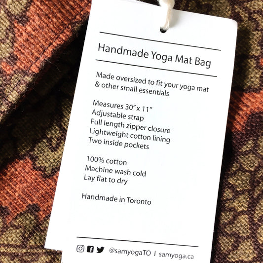 NWT Samyoga Handmade Yoga Bag
