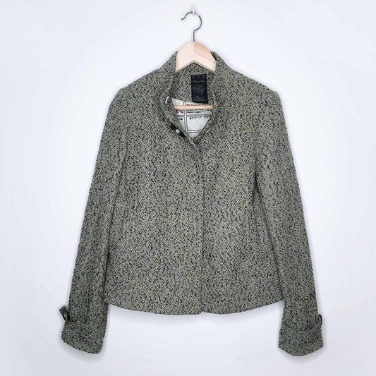 Zara TRF wool collection herringbone jacket - size Medium