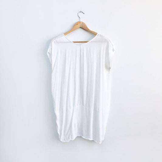 Zara white hi lo top - size Medium