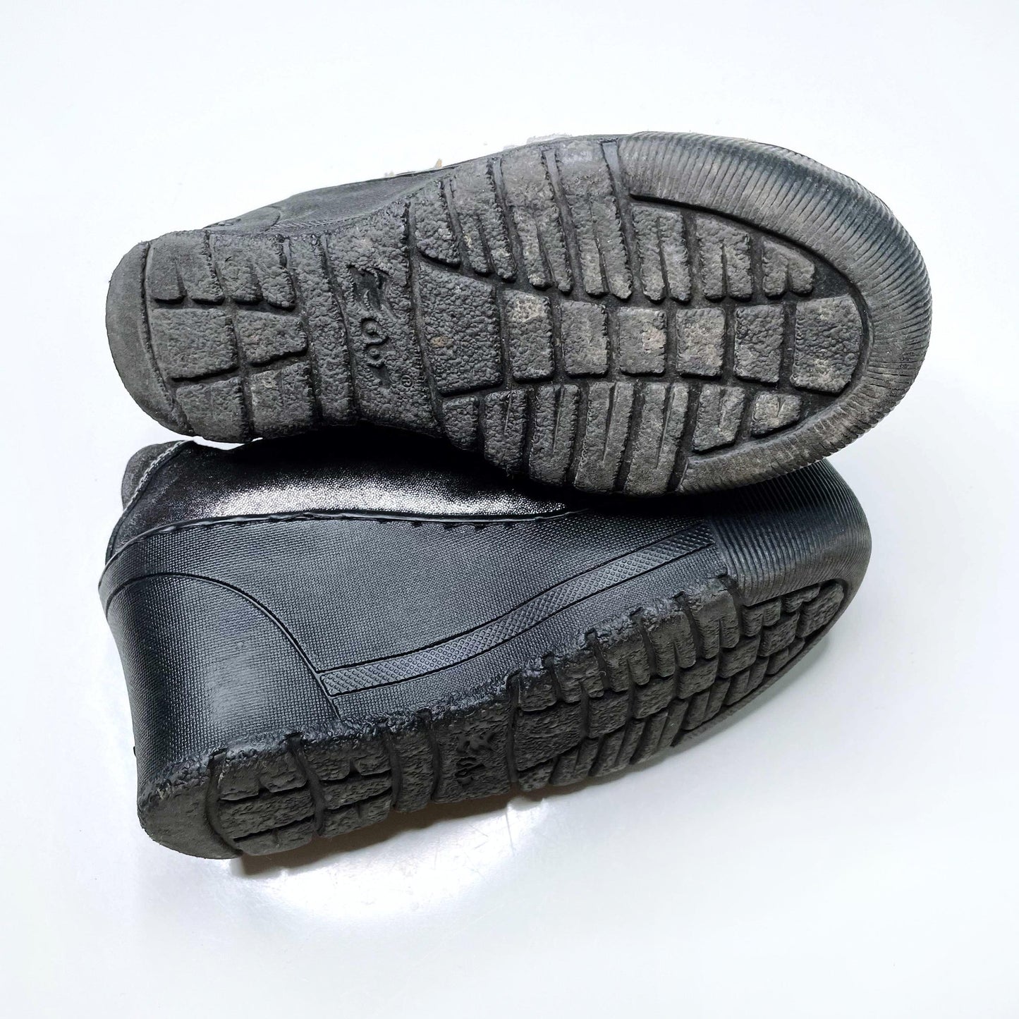 zobr italy design metallic flower platform sneaker - size 4.5