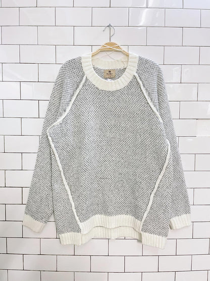 windriver heritage textured knit sweater