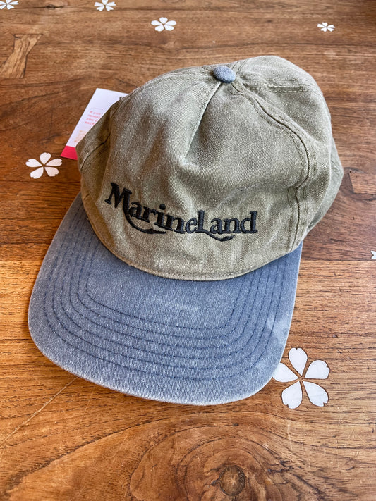 vintage 90s marineland denim cap