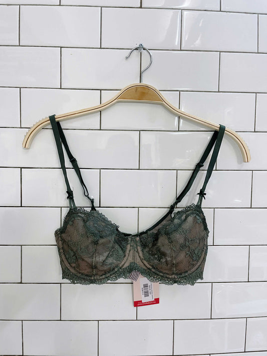 victoria's secret lace underwire unlined bra