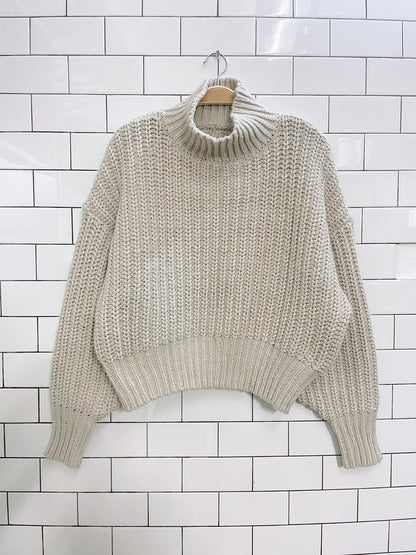 h&m wool-blend chunky sweater