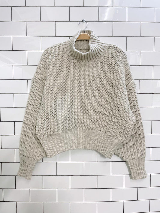 h&m wool-blend chunky sweater