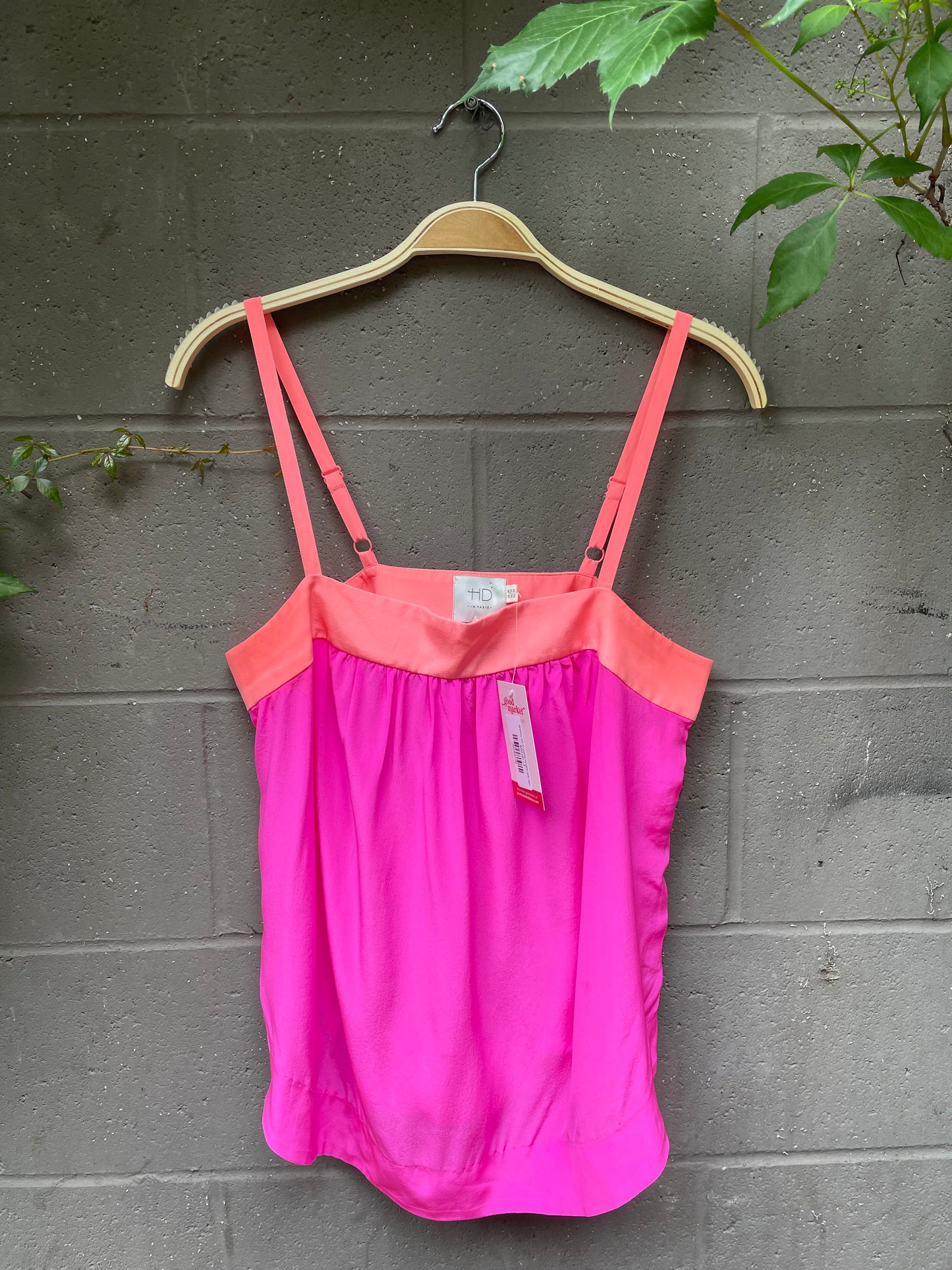 anthro hd in paris bright silk tank