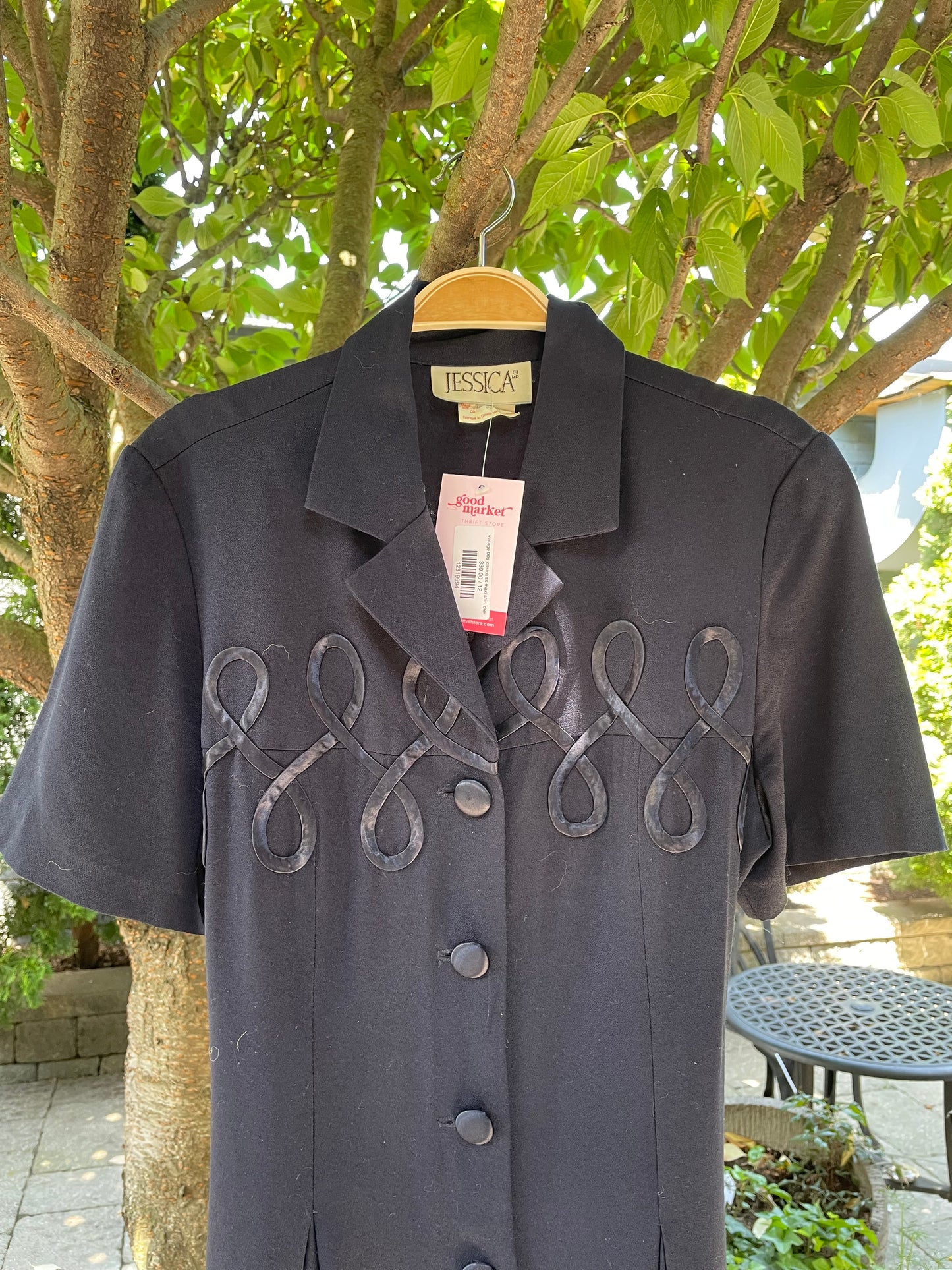 vintage 00s jessica ss maxi shirt dress