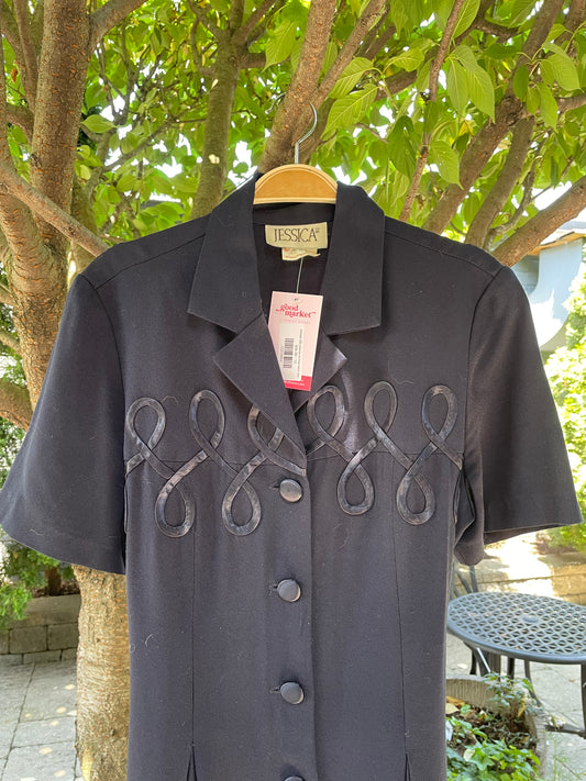 vintage 00s jessica ss maxi shirt dress