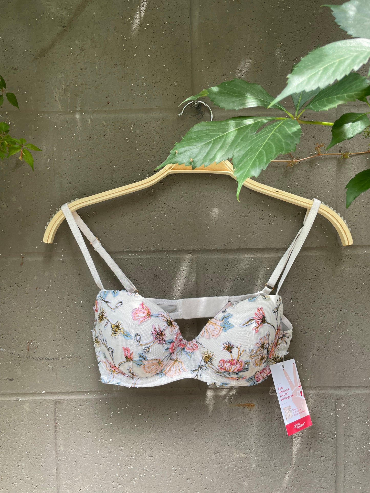 victoria's secret dream angels demi floral lace bra