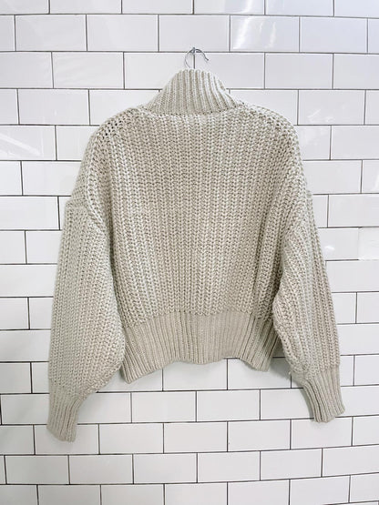 h&m wool-blend chunky sweater