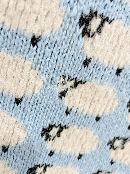 zara blogger fav knit sheep crew