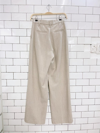 wilfred effortless wool-blend wide leg pant