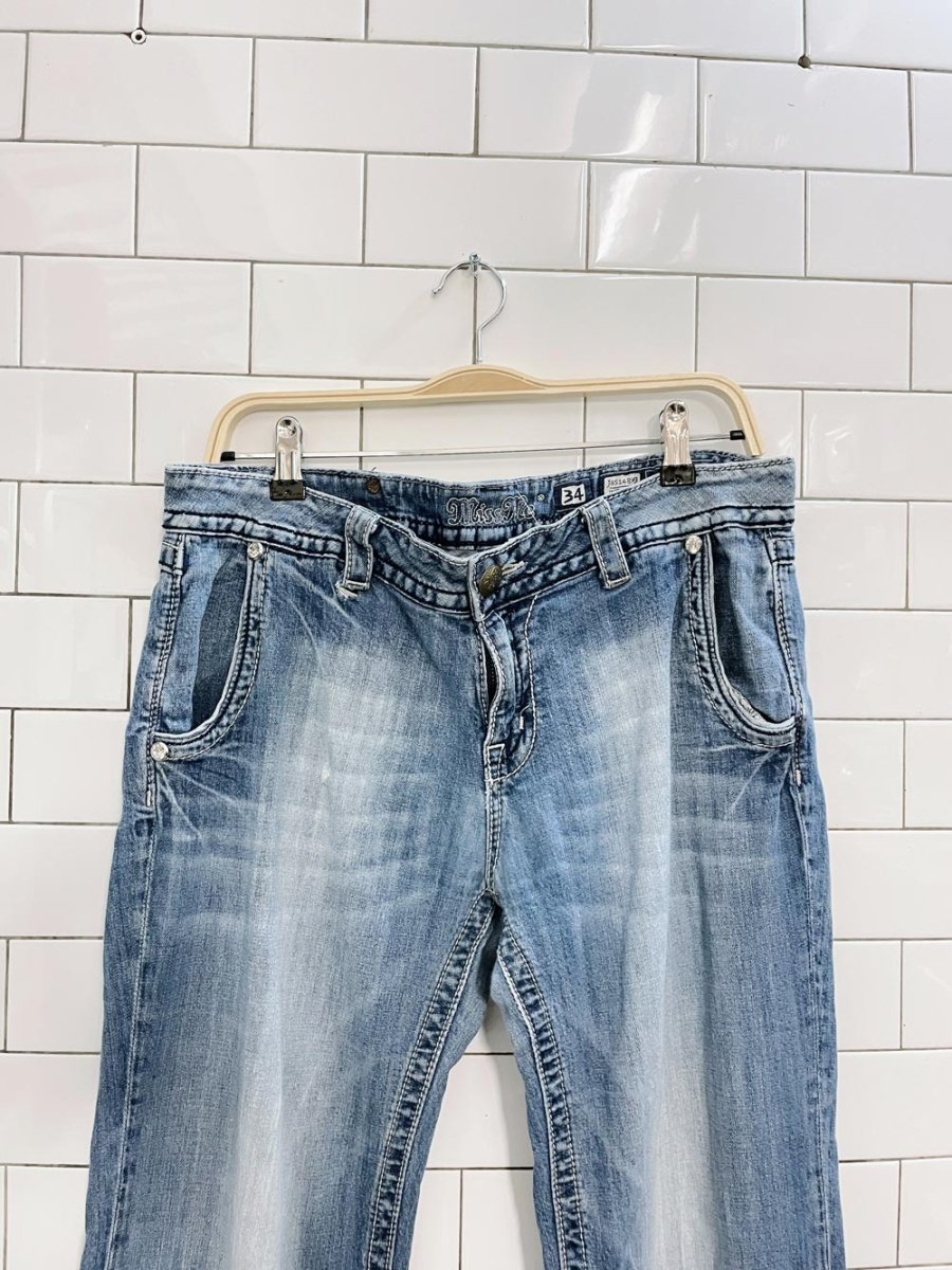y2k miss me wide leg jeans - good market thrift store