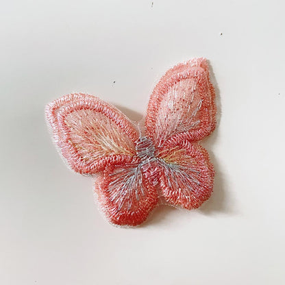 embroidered crochet sew - on patch - good market thrift store