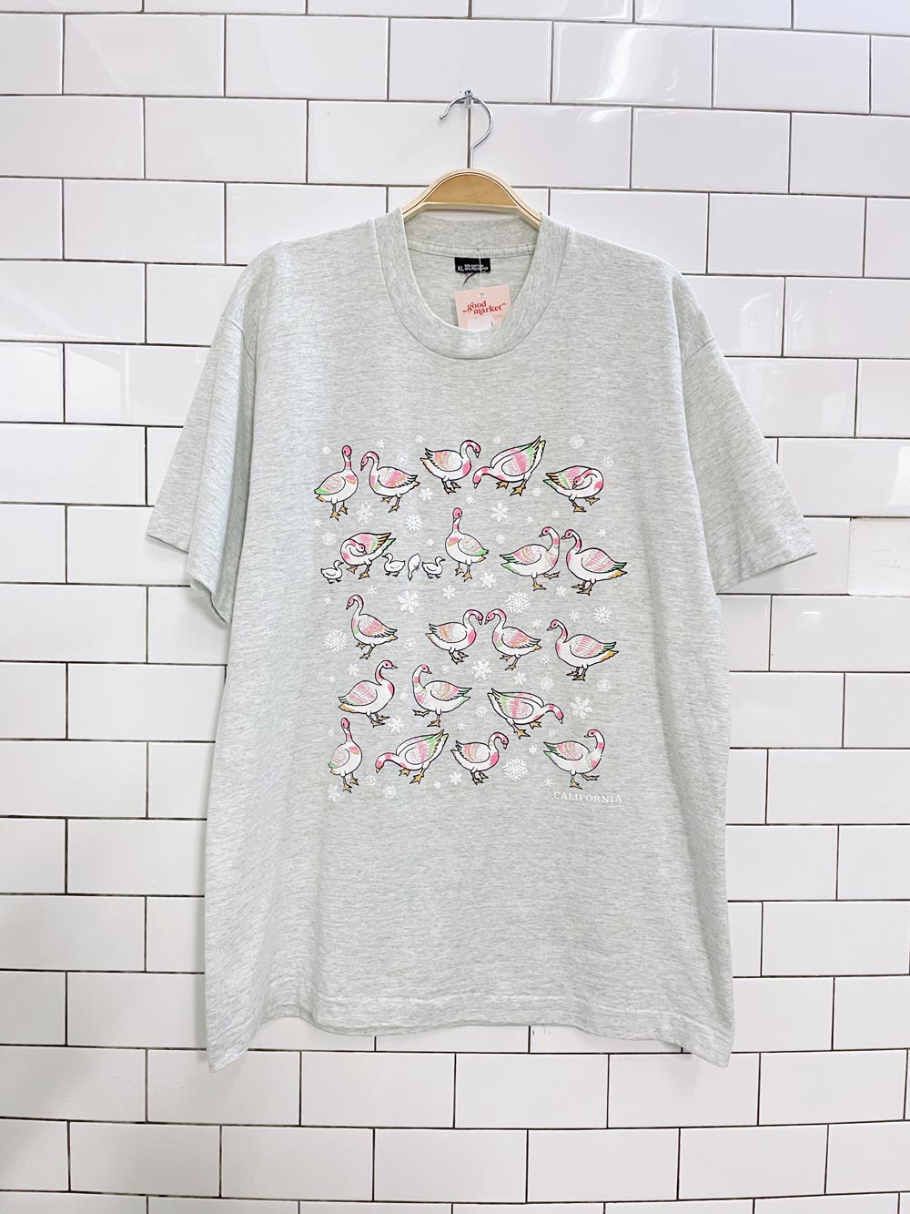 vintage 80s christmas in california tee