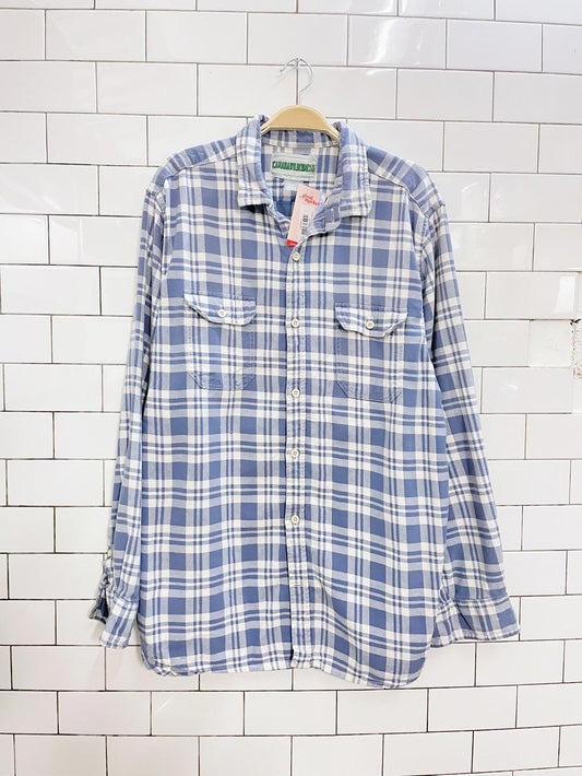 vintage canada wilderness flannel shirt