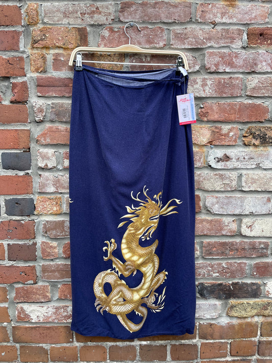 y2k dragon wrap beach sarong