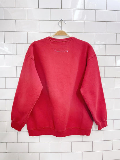 vintage 00s NR holiday snowman crew