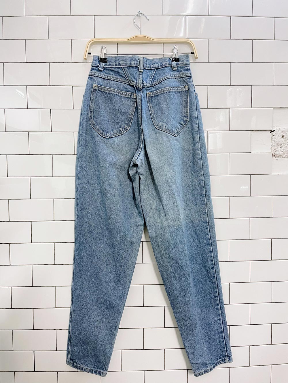 vintage bluenotes balloon leg high rise jeans