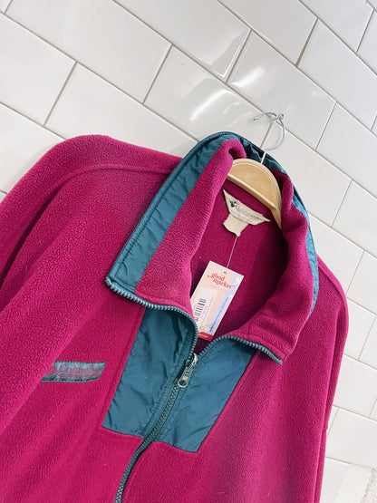 vintage 90s columbia fleece jacket