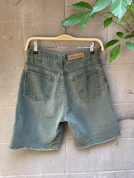 vintage bill blass long denim short