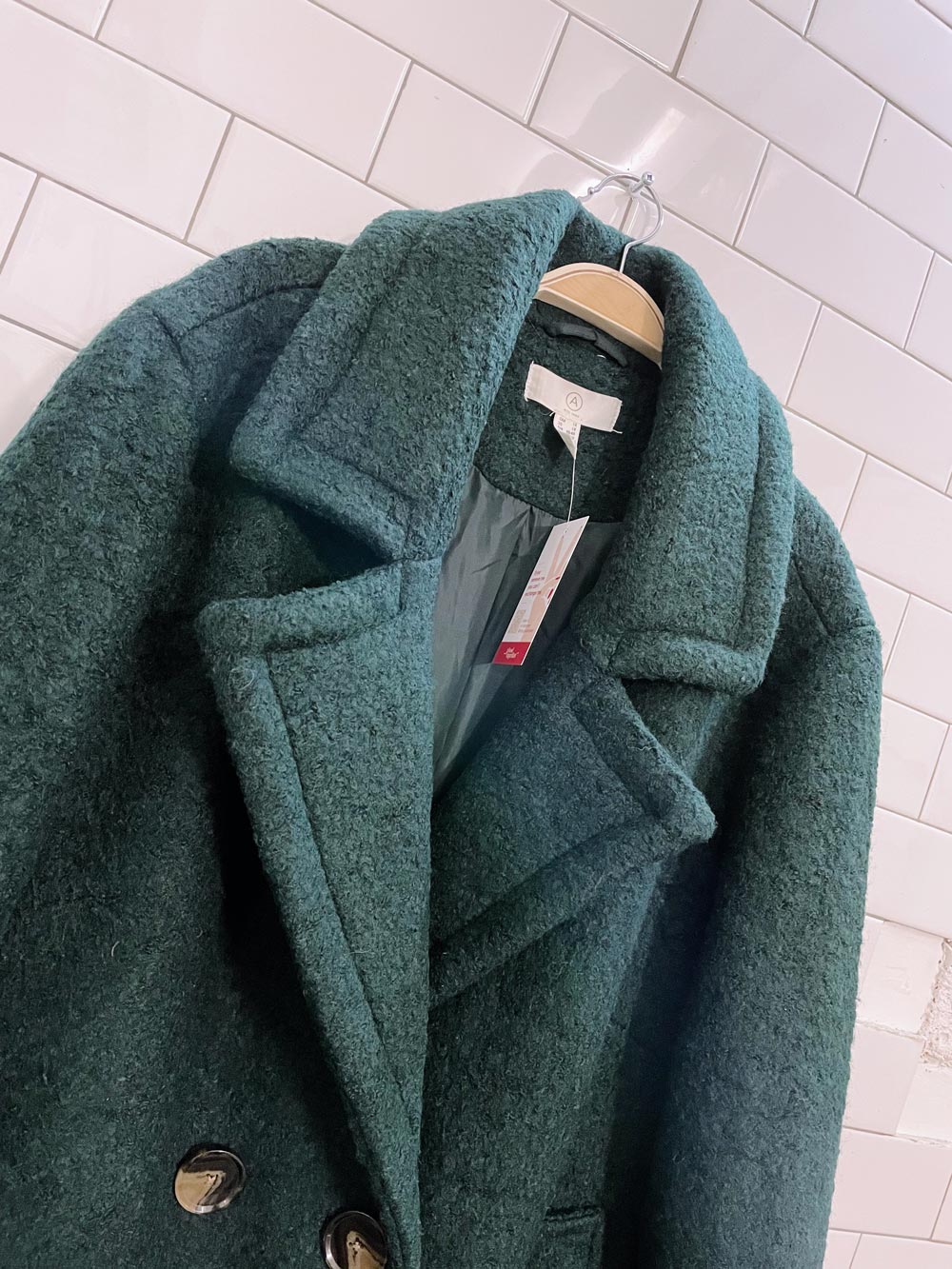 a mtl wool-blend double breasted coat