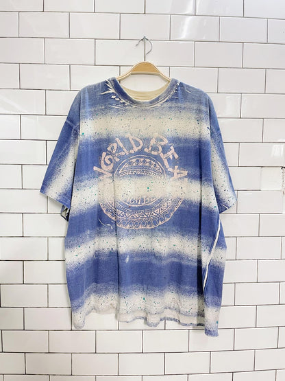 vintage 90s surfer world beat beach blvd tee