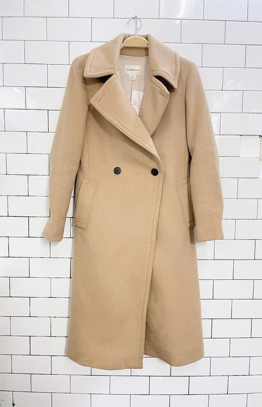 club monaco daylina classic wool-blend coat