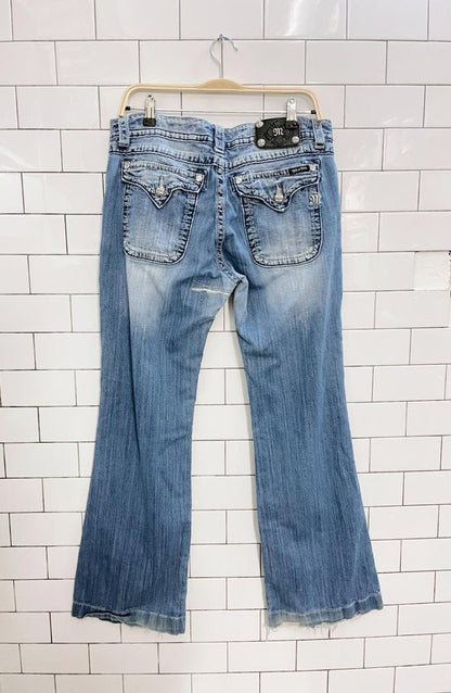 y2k miss me wide leg jeans - good market thrift store