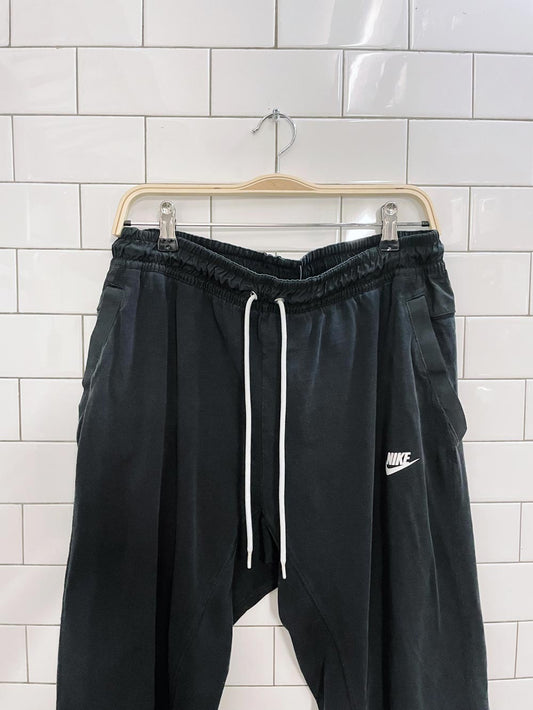 nike nylon combo sweatpants